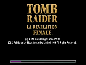 Tomb Raider 4 - The Last Revelation (JP) screen shot title